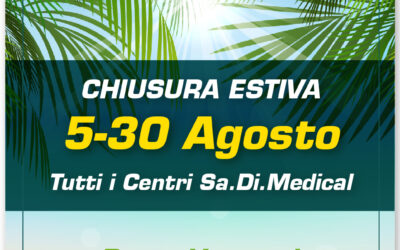 Chiusura Estiva